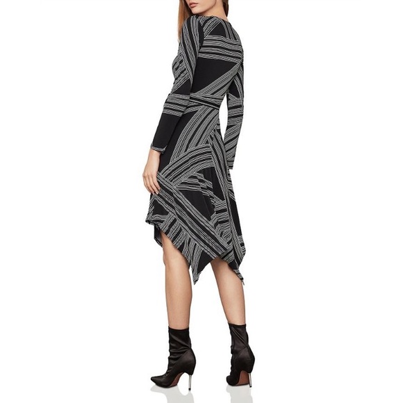 NWT BCBGMAXAZRIA Asymmetric Wrap Dress - Picture 10 of 10
